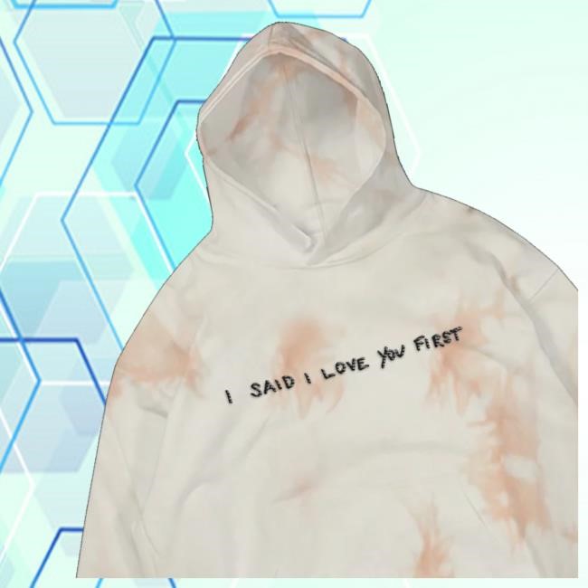 Selena Gomez Merch Shop Store Official I Said I Love You First Tie-Dye Classic Shirt