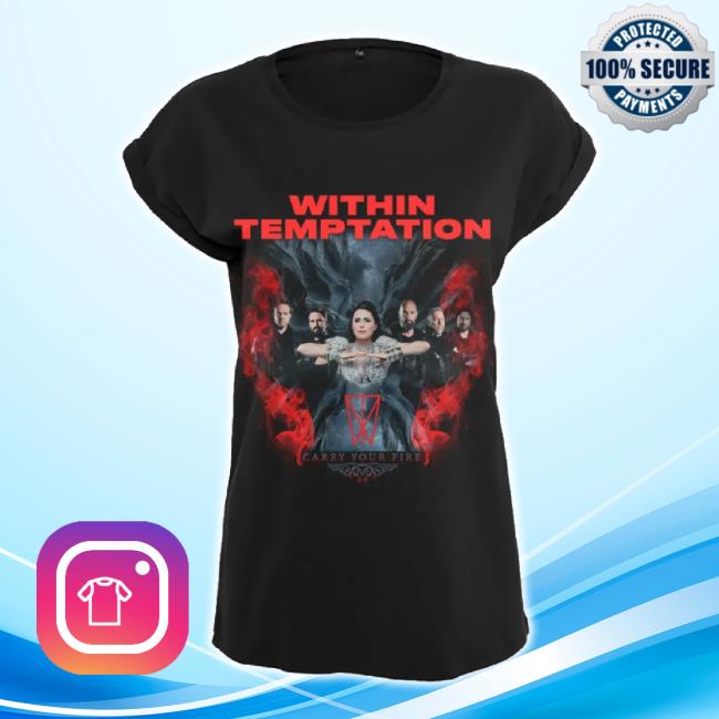 Original Within Temptation Merch Store Photo Tour Ladies New Shirt Withintemptation Shop