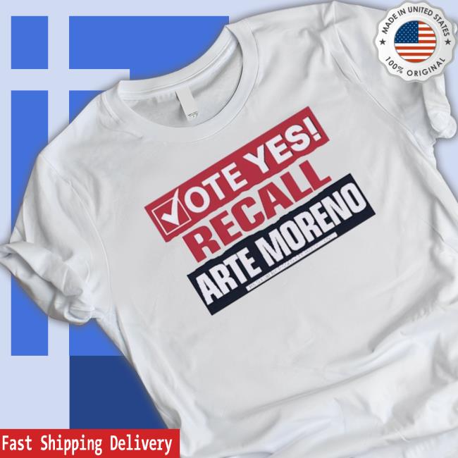 Official Halosinfield Vote Yes Recall Arte Moreno shirt