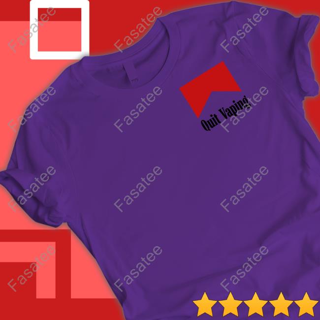 Clintons Closet Quit Vaping, Start Smoking Shirt Clintonscloset Merch Quit Vaping Be A Man Shirt