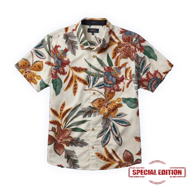 Official Surfstationstore Roark Journey Woven Men's Dress Funny Shirt