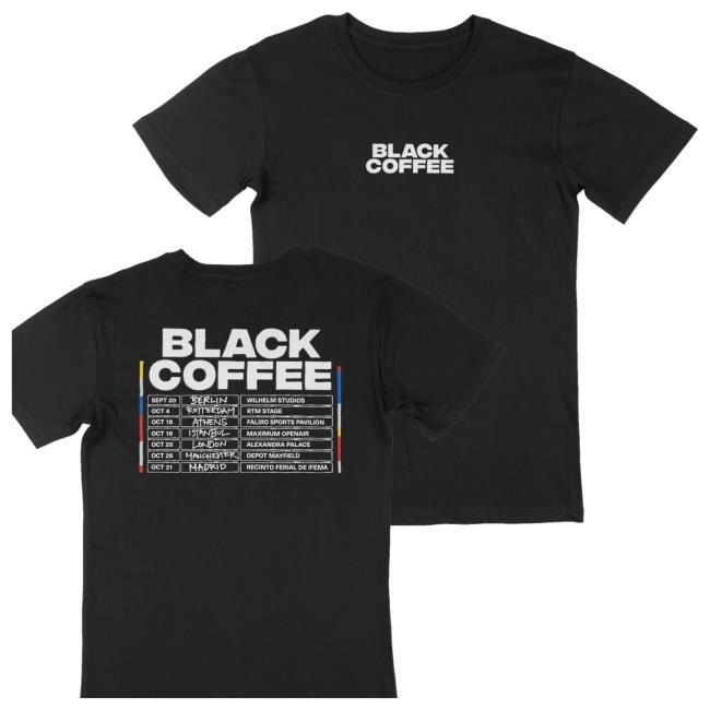 Official Realblackcoffee Merch Store Black Coffee - Eu Tour 2024 Funny Shirt Official Realblackcoffee Merch Store Black Coffee - Eu Tour 2024 Crewneck Sweatshirt