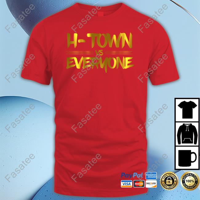 H-Town Vs Everyone Gold Hoodie Sweatshirt
