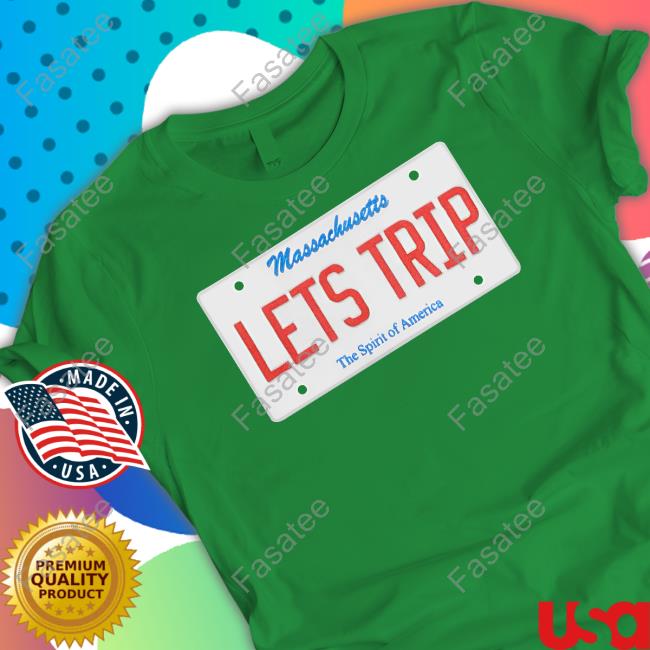 Let's Trip License Plate Tee