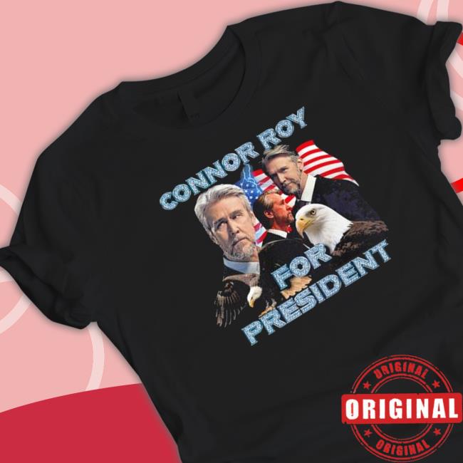Premium Connor For President American Flag 2023 shirt, hoodie, tank top, sweater and long sleeve t-shirt