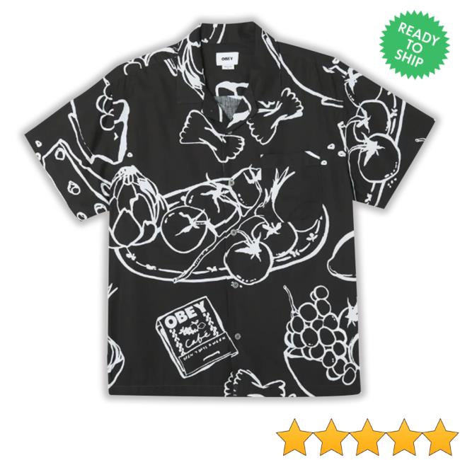 Still Life Woven Hawaiian New Shirt