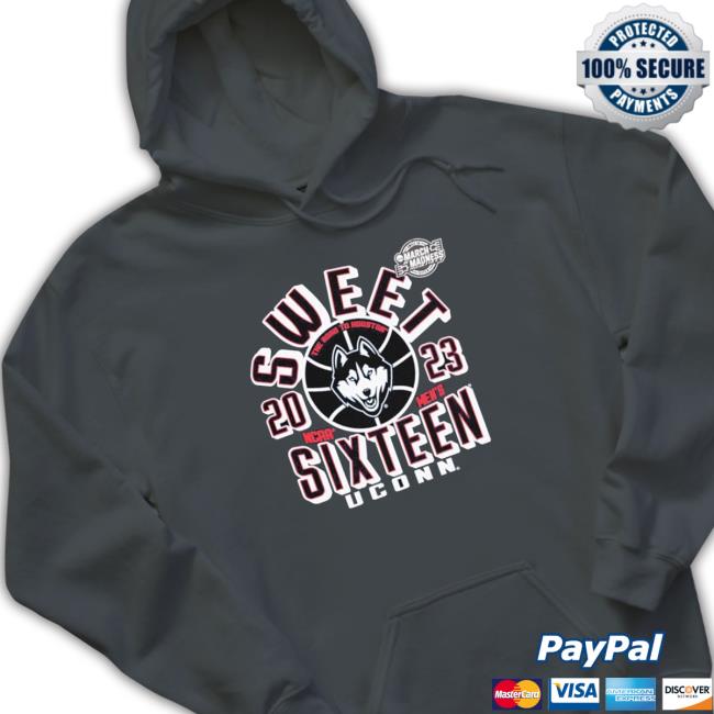 March Madness Uconn Huskies 2023 Ncaa Men’S Basketball Sweet 16 Hoodie