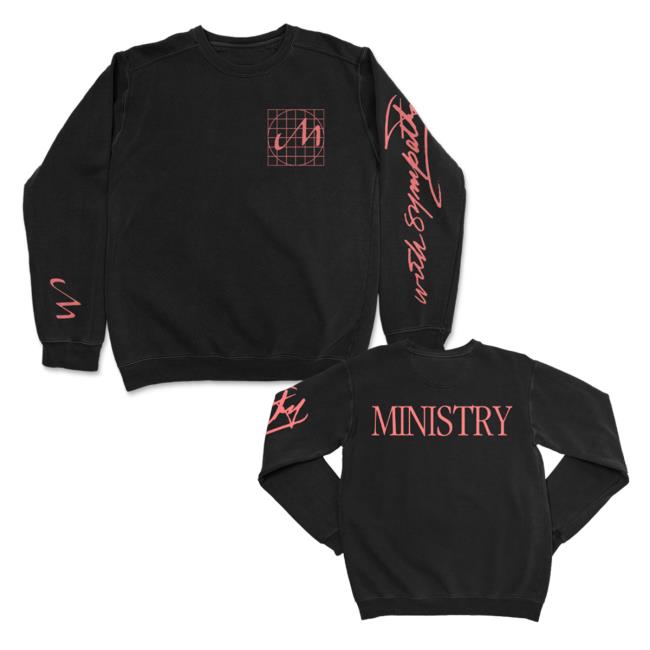 Official With Sympathy t-shirt, hoodie, tank top, sweater and long sleeve t-shirt (Black) Ministry Official Shop