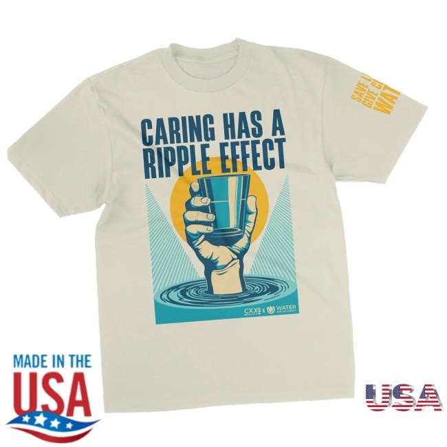 Cxxii Apparel Merch Ripple Effect Natural Tee Shirt Cxxii Apparel Merch Ripple Effect Natural Long Sleeve Shirt