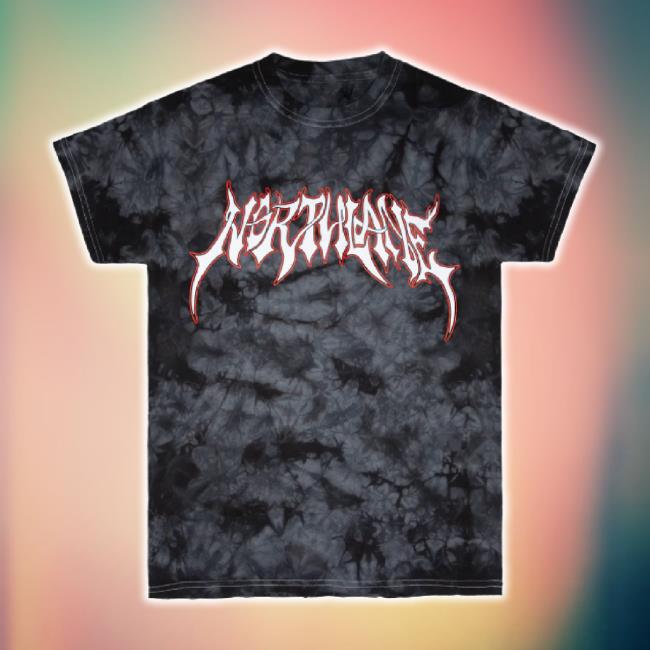 Official Northlane Store Merch Logo Dye Sweatshirt Crystal Black Northlanestore Shop