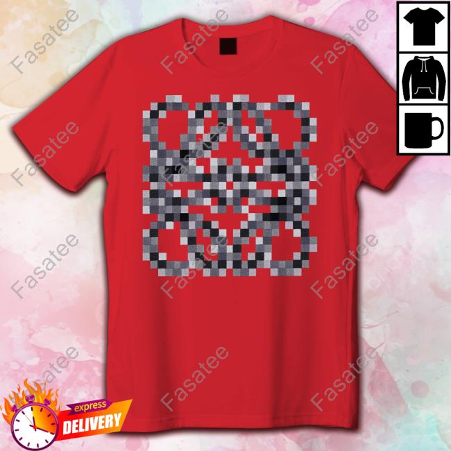 Antonia Merch Loewe Anagram Pixelated T Shirt