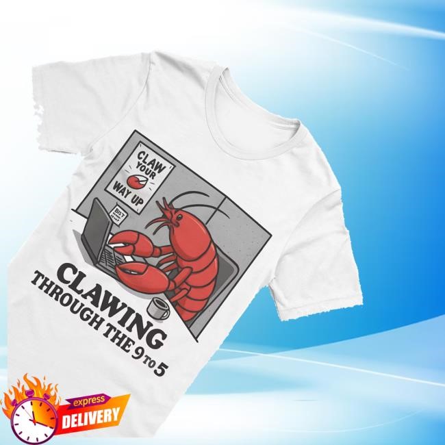 Lobster Merch Shop Store Office Lobster Funny Work From Desk T Shirts