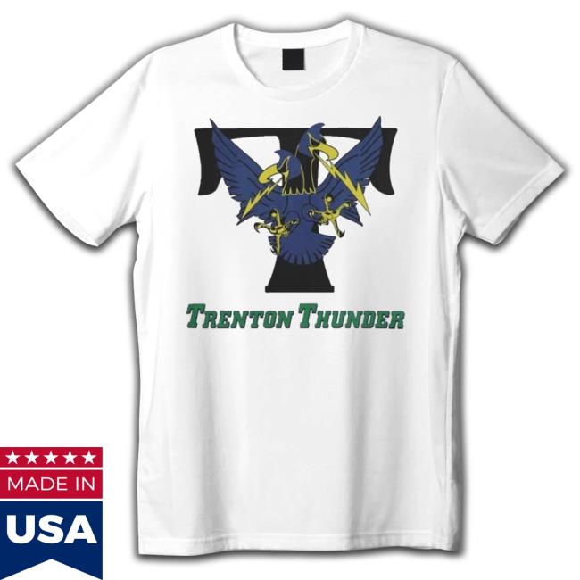 Trending Trenton Thunder Vintage Thunderbird Thunder Baseball T-Shirt