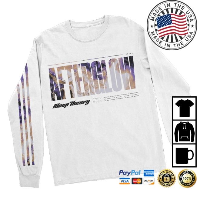 Trending Sleep Theory Store Merch Afterglow Tracklist Long Sleeve (White) Hoodie