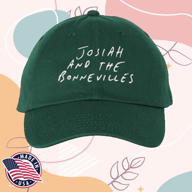 Josiahandthe Merch Green Embroidered Logo Hat
