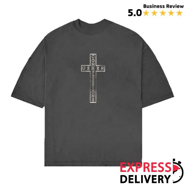 Trending Usher Confessions Cross Shirt Usher World Shop Merch Store