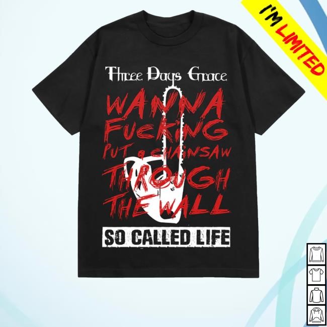 Threedaysgrace Merch Store Shop So Called Life Long Sleeve T Shirt