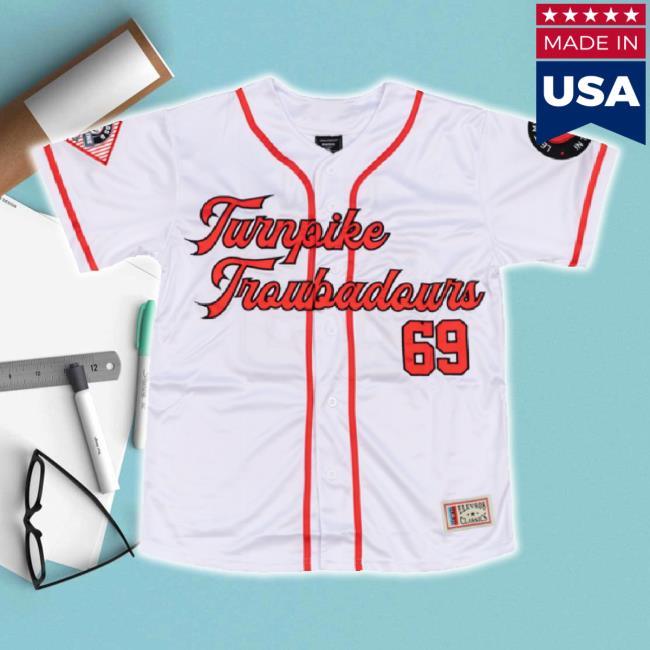 Trending Turnpike Troubadours Merch Store Baseball Jersey Shirts (White) Turnpiketroubadours Shop