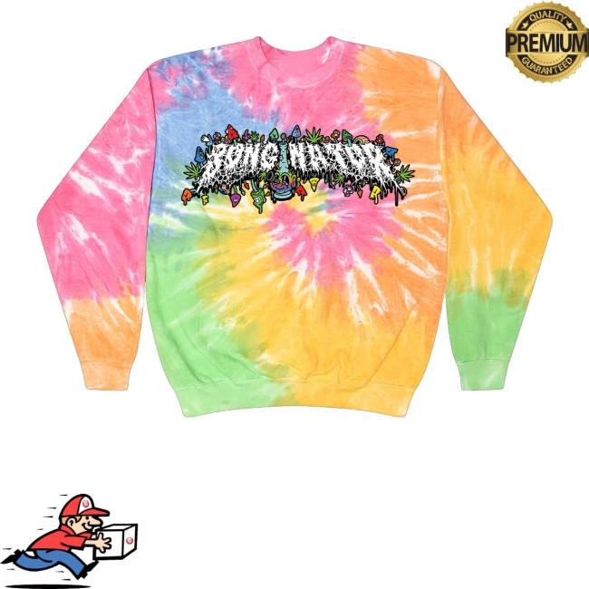 Bonginator Tie Dye Mushroom Tee Shirt