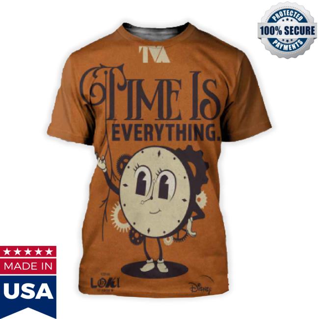 Loki Season 2 Miss Minutes Time Is Everything Poster All Over Print Tee