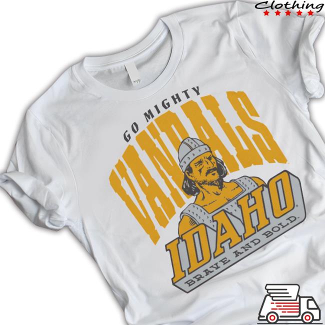 Go Mighty Idaho Vandals Brave And Bold Hooded Sweatshirt Go Mighty Idaho Vandals Brave And Bold T Shirt