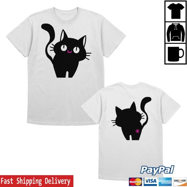 Sabr Merch Shop Store Official Double Sided Cat Butt Tee