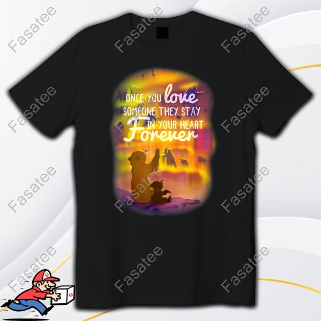 Tellesmith Once You Love Someone They Stay In Your Heart Forever Long Sleeved T-Shirt