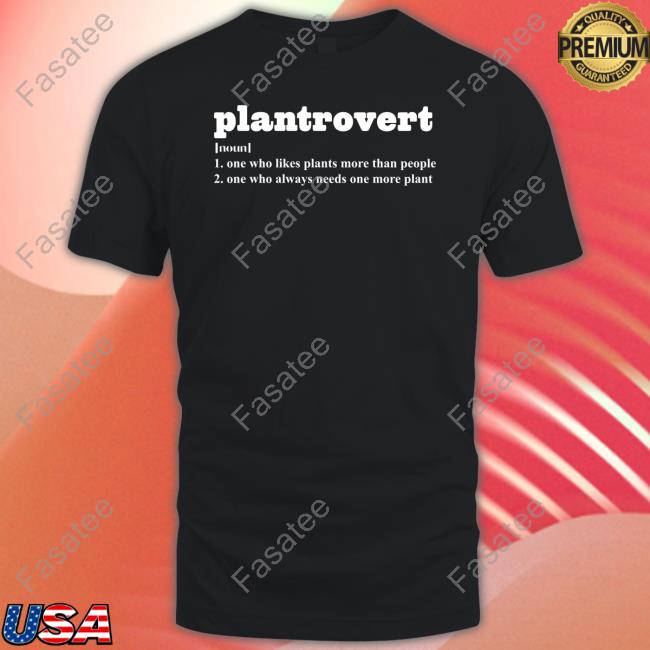 Plantrovert Noun One Who Likes Plants More Than People Hoodie