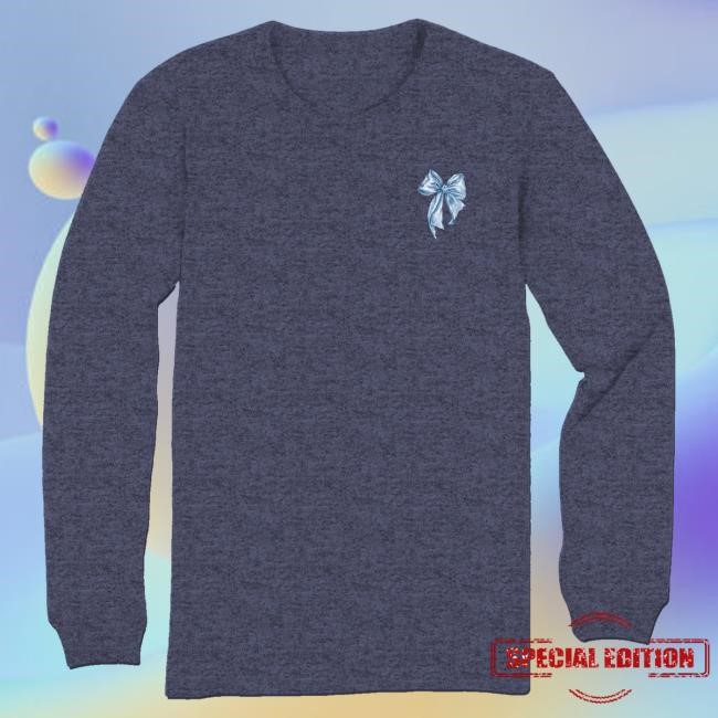 Simplycutetees Merch Simply Southern She Is Bow Long Sleeve Hoodie