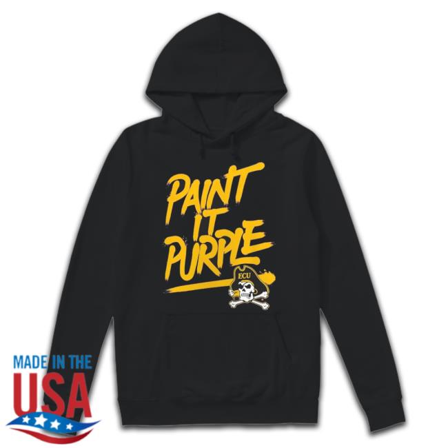 Trending East Carolina Pirates Paint It Purple Unisex Sweatshirt