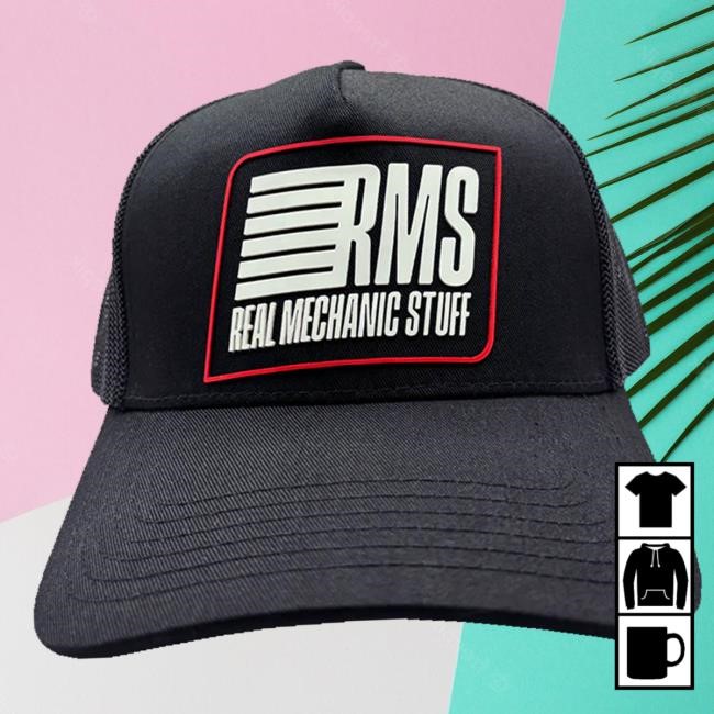 Trending Donut Merch Store Real Mechanic Stuff Square Logo Trucker cap