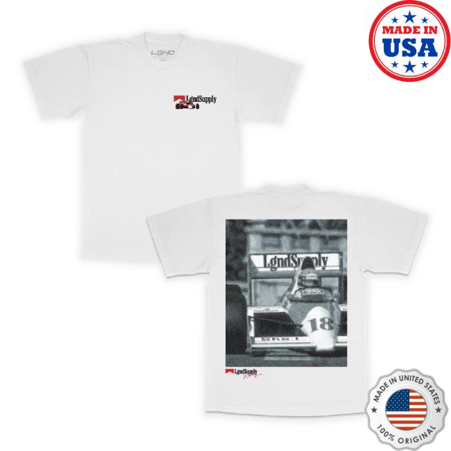 Official Lgnd Lgnd Supply Co Merch Store Lgndsupplyco Retro Racing T-Shirt White Lgndsupplyco Shop