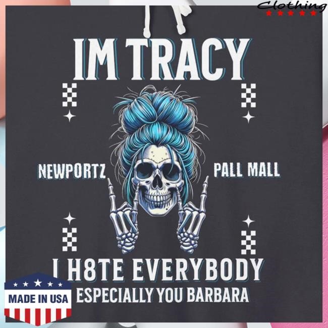 Delano Edwards Merch Im Tracy Skull Shirt