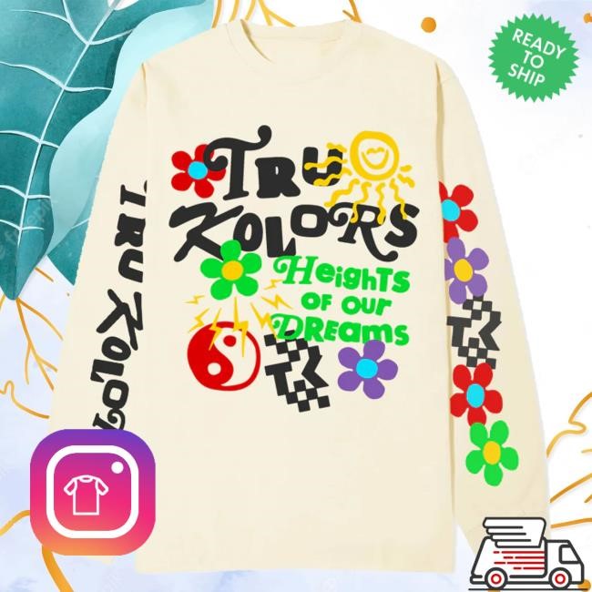 Tru Kolors Brand Merch Trippy Heights Sweaters Travis Kelce’S Official Brand