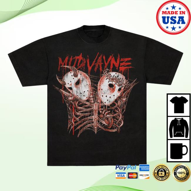 Official Mudvayne Merch Mud Vayne Twin Murder Tee Shirt