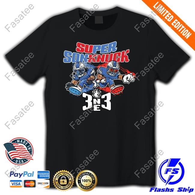 Detroit Lions Super Son-Knuckles Tee Shirt