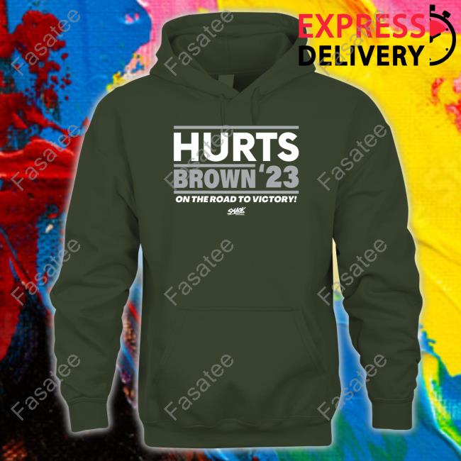 Hurts - Brown '23 On The Road To Victory T Shirt