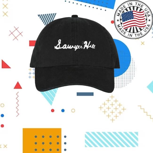 Sawyerhillmusic Merch Black Signature Dad Hat