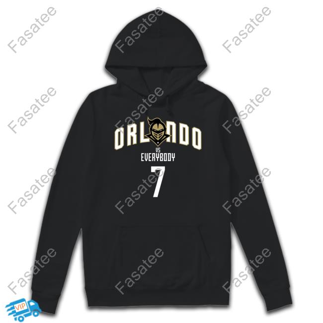 Fred Davis II Wearing Ucf Knights Orlando Vs Everybody 7 Tee