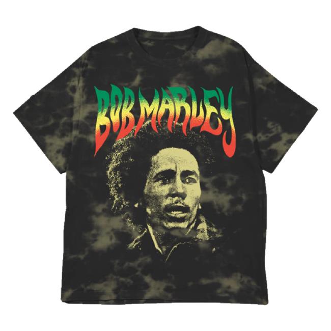 Original Bob Marley Merch Store Bob Marley Catch A Fire Tie Dye T-Shirt Bobmarley Shop
