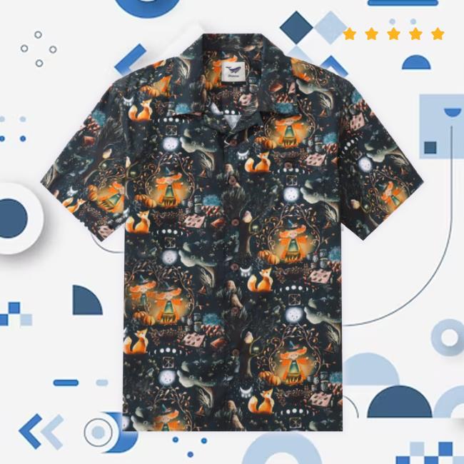 Official Halloween Hawaiian Shirt For Men The Spell By Francisca Reyes Shirts