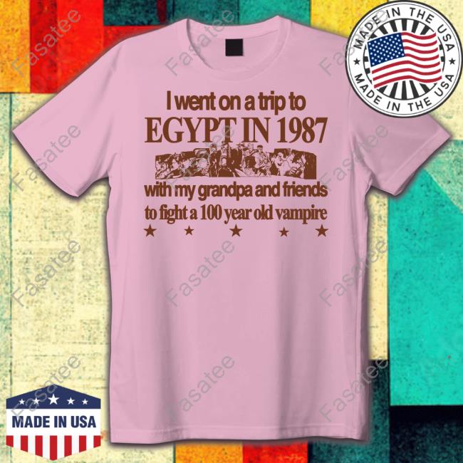 Hoshipieces I Went On A Trip To Egypt In 1987 With My Grandpa And Friends Long Sleeve Tee