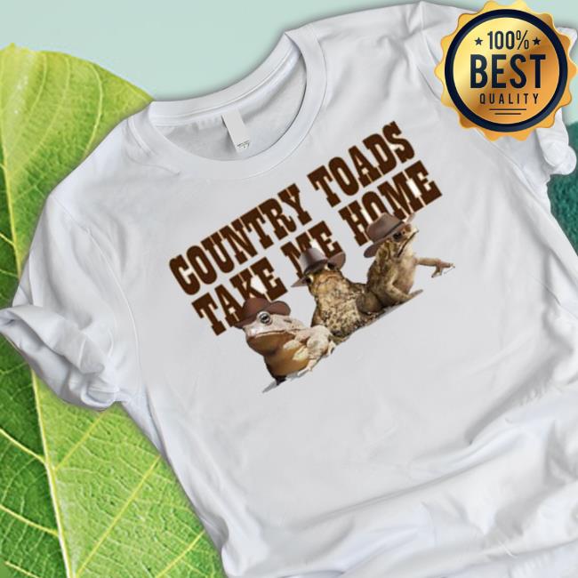Official Country Toads Take Me Home Frogs Shirt