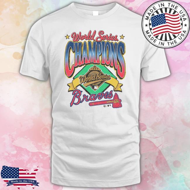 Official Atlanta Braves ’47 Women’S 1995 World Series Champions Vibe Check Vintage Shirt