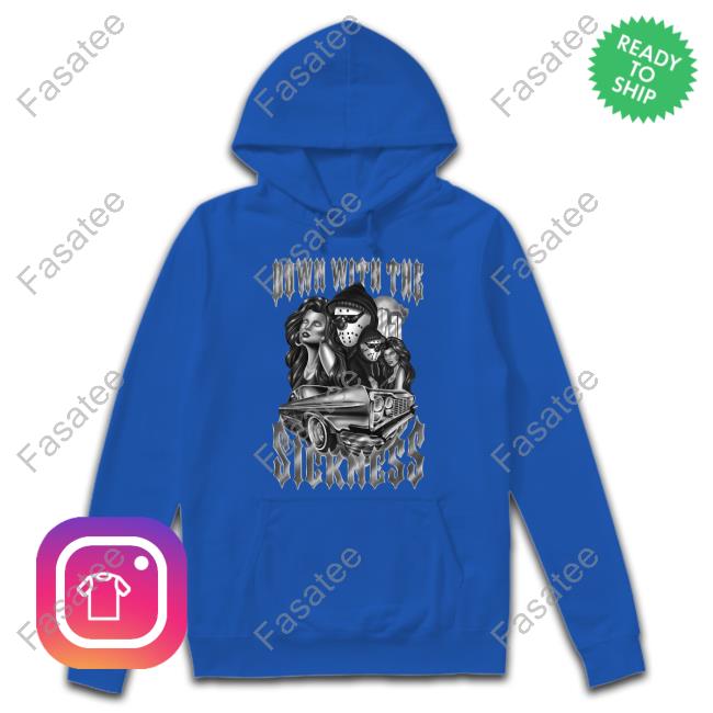 Foosgonewild Down With The Sickness Official Foosgonewild Down With The Sickness Hoodie