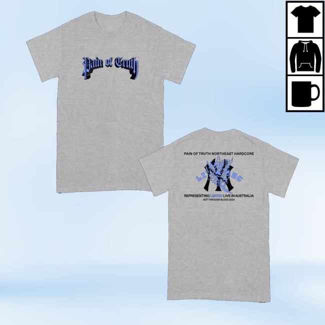 Imprint Merch Store Shop Pain Of Truth Live In Aus Shirt