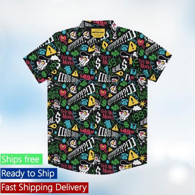Official Fangamer Store Spamton Button Up Crewneck Sweatshirt
