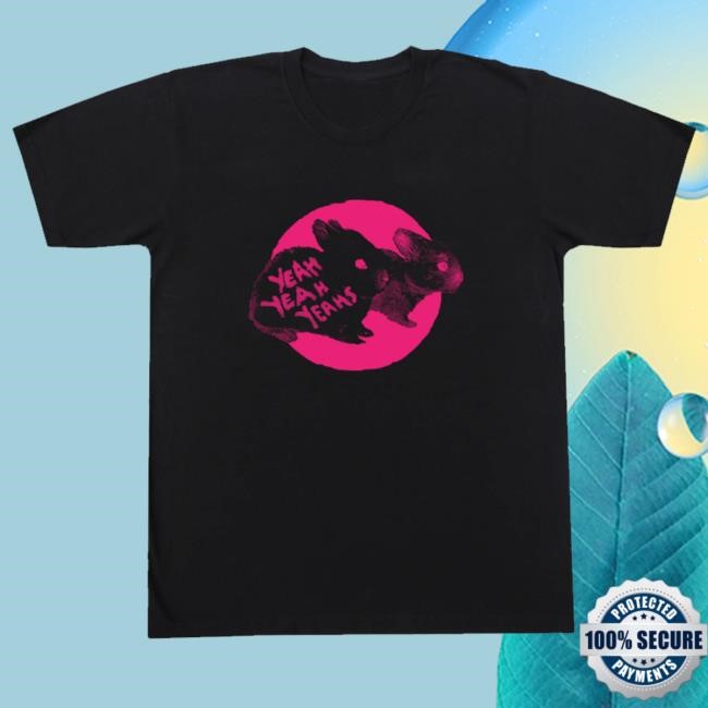 Official Yeah Yeah Yeahs Merch Store Fever To Tell Black Bunny Hooded Sweatshirt