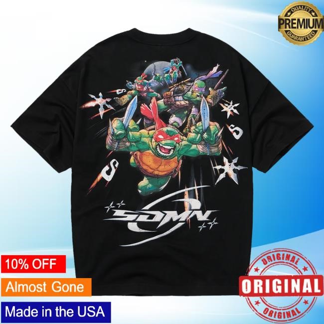 Official Sidemen Clothing Merch Store Shop Sdmn X Tmnt Shuriken Tee Shirt
