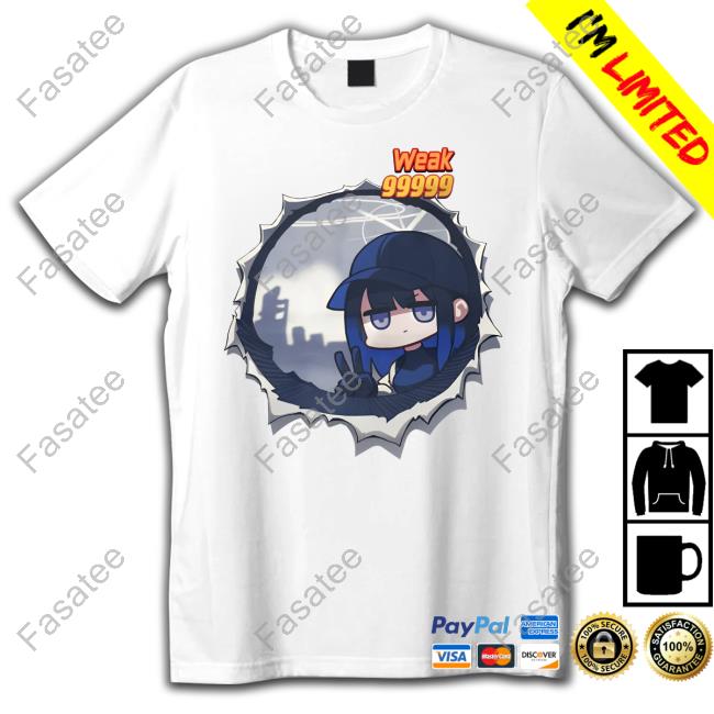 Weak 99999 Manga Shirts